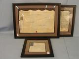 083 - Group of 3 British Indentures From The Approximately 1742,1752 and 1775, on Vellum, 2 are 13in. X 20in., 1 is 7in. X 7.5in.