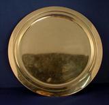 073 - Round Serving Platter, Tiffany & Co. Makers, Sterling Silver, 20.7 oz., 11in. Diameter, ca. 1956-1964