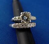 309 - ct. plus diamond, Ladies Wedding Ring Set in Platinum