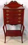 40 - Mahogany Silver Chest on legs, 42in. Tall, 19in. Wide, 15in. Deep