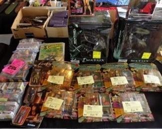 STAR TREK AND MATRIX COLLECTIBLES
