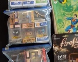 FUNKO, ACTION FIGURES AND COMIC BOOKS