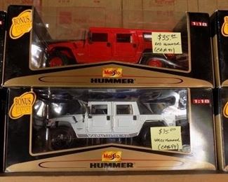 DIE-CAST HUMMERS - NEW IN BOX