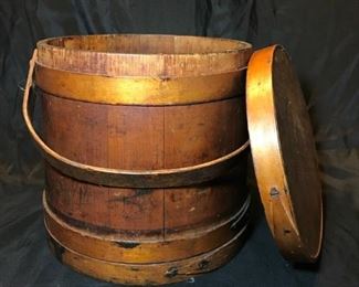 Antique Firkin with Lid