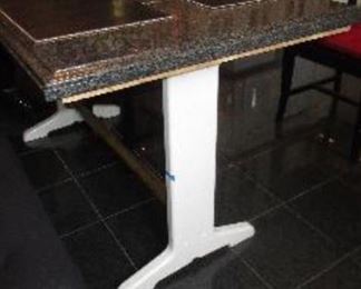 Marble top kitchen table