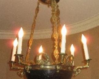 Empire style chandelier