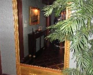 Large gilt mirror