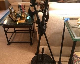 Iron tripod pair available