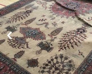 Large handmade rug totally as is