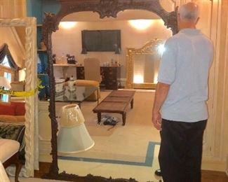 French mirror out of New York Park Ave., Estate