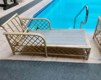 Bamboo chaise excellent quality