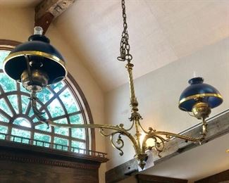 Beautiful antique bronze chandelier