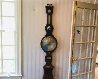 Wonderful barometer on a pedestal
