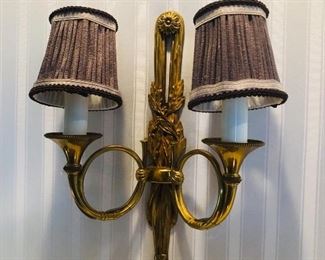 Pair of bronze Sconces