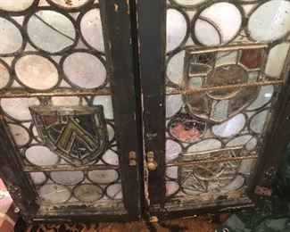 Antique stain glass out of Park Avenue townhouse