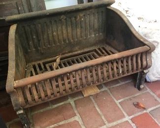 Antique fireplace insert