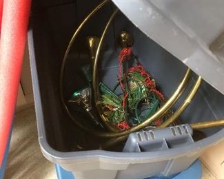 A lot of Christmas decorations available