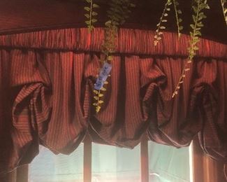 Custom drapery available