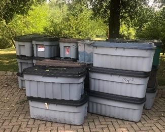 Filled with Christmas not so much ornaments but various Christmas decorations