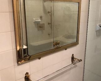 Solid brass bathroom accessories
