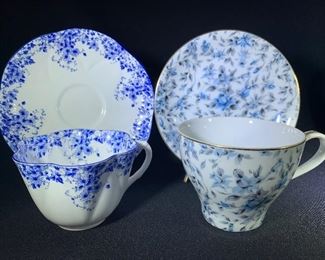 tea cup collection, including Kasugai musical tea cup