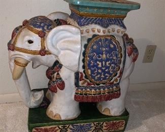 Asian elephant side table 