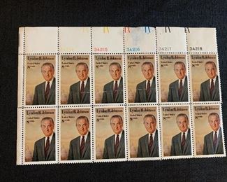 Lyndon B. Johnson 8 cent stamp