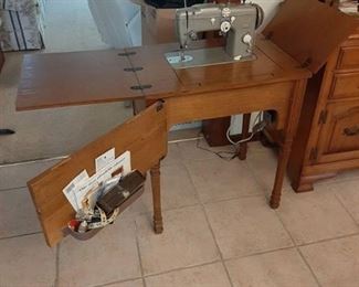 Pfaff Sewing Machine in Cabinet