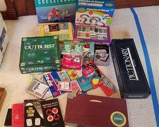 large lot of assorted games