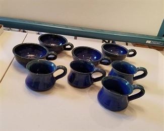 lot of assorted soup bowls - ceramic