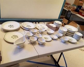 lot of Syracuse China dinnerware
