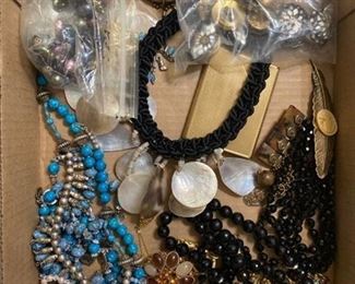 lot of misc jewelry - costume necklaces and more