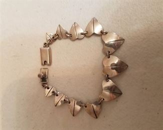 heart bracelet - marked 925