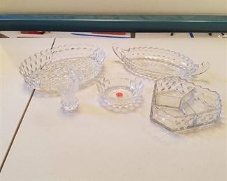 lot of assorted American Fostoria glassware
