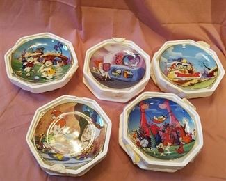 5 Flintstone collector plates