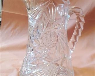 cut crystal water pitchers