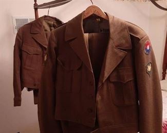 (2) Vintage Military Uniforms