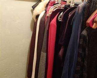 All Womens Clothes in Closet