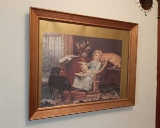 Picture in Gold Frame