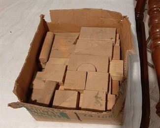 Box of Wood Blocks - 4 Full Layers in Box