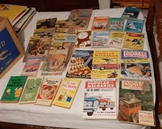 Assorted Vintage Books and Magazines