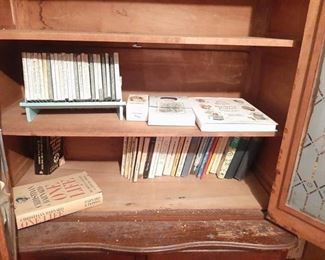 Contents of 2 Bottom Shelves of Books - Beatrix Potter Books