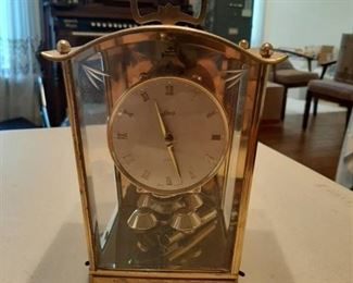 Schatz 400 Brass and Glass Clock - Made in Germany