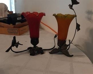 2 Bird Lamps
