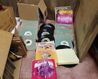 large lot of Records