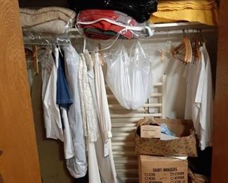 All in Closet in Basement - Linens and Clothes
