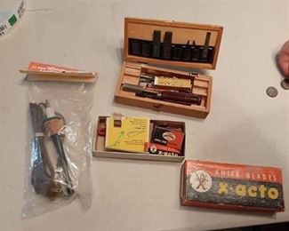 X-acto Knife and Woodburning Kit