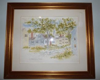 Water Color by Davis Carroll, Listed Artist