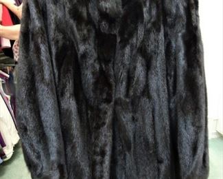 1 of 2 Black Mink Coats