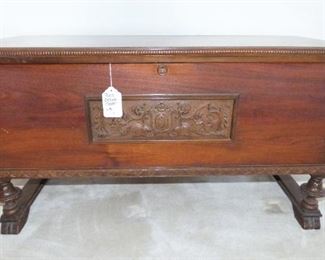 Antique cedar chest by Roos